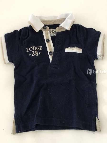 T-Shirt blau Grösse 80