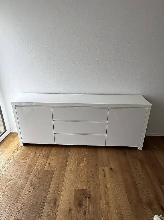 Sideboard Weiss Glanz