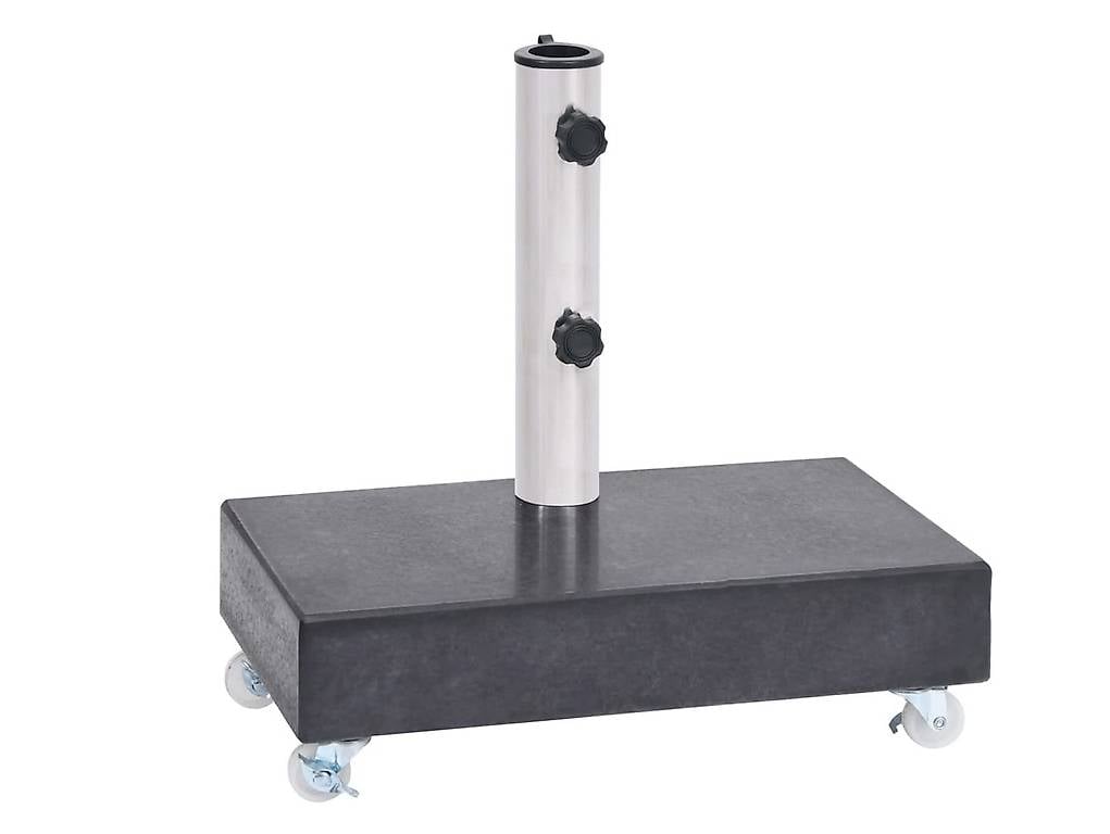 Schirmständer Schwarz 45x25x8 cm Granit