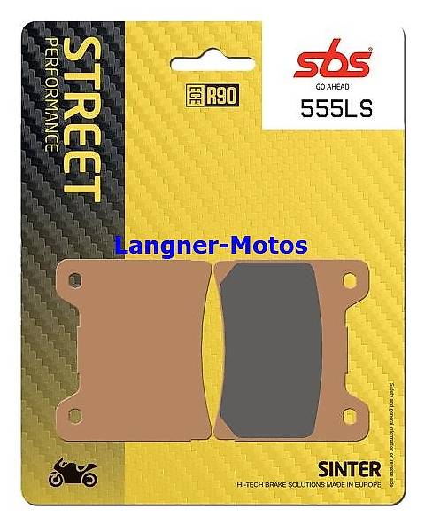 Bremsbelag SBS 555 LS Sinter YAMAHA BT Bulldog 1100 `02-`06