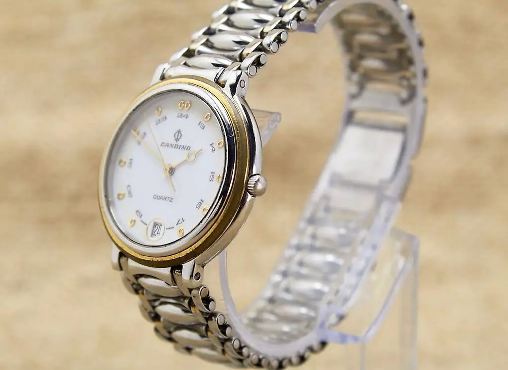 Wunderschöne Candino Damenuhr Bicolor