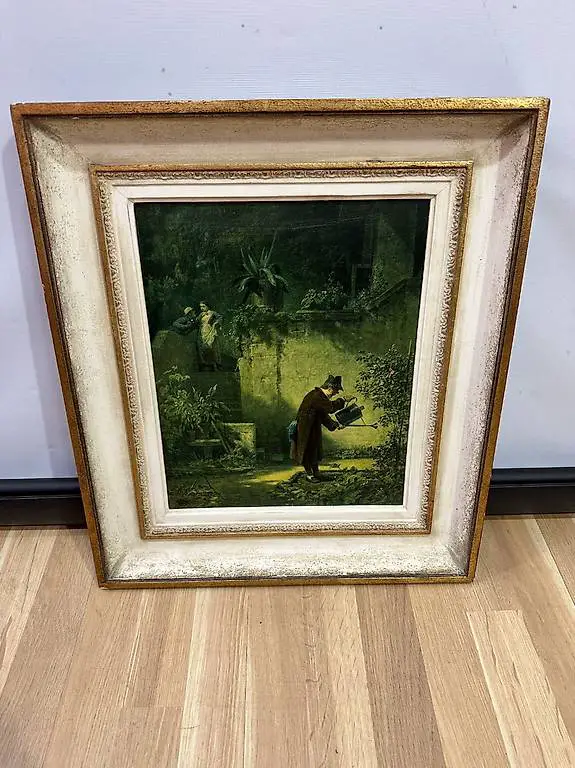 Kunstdruck Der Gartenfreund nach Carl Spitzweg