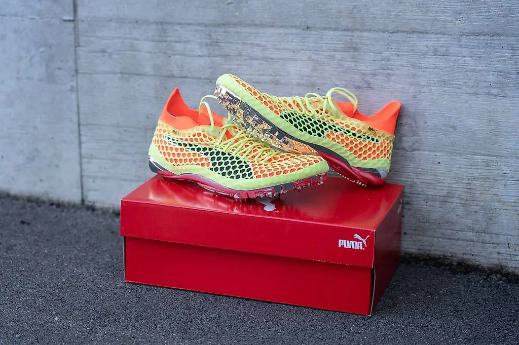 puma eevospeed netfit sprint spikes
