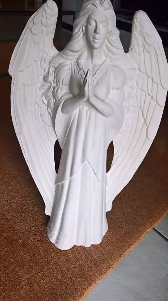 Engel aus Gips, Engel Statue, Engelfigur