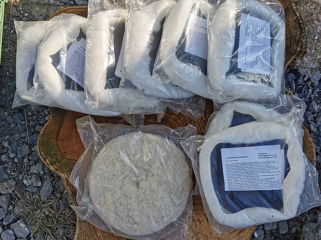 Polierpad Polierfell Polierschwamm Profiline Rotweiss