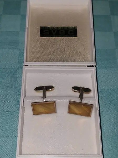  Manchettenknöpfe Paar Silber 800 FSK