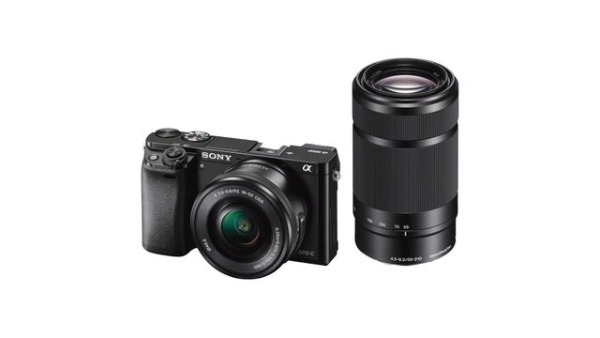 2 Sony-Kameras und eine Armbanduhr