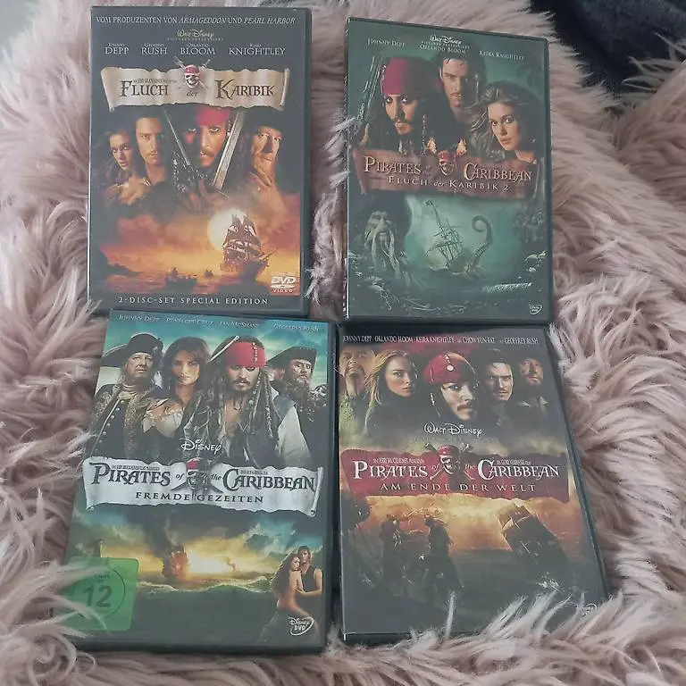 Fluch der Karibik DVD Sammlung 4 DVD"s