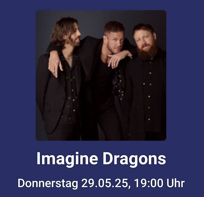 2x Sitzplatz Imagine Dragons in Zürich