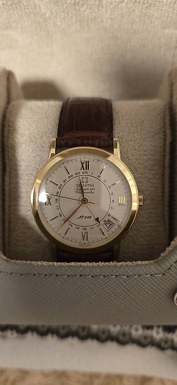 Zenith Automatic 672 Vintag 18k Gold