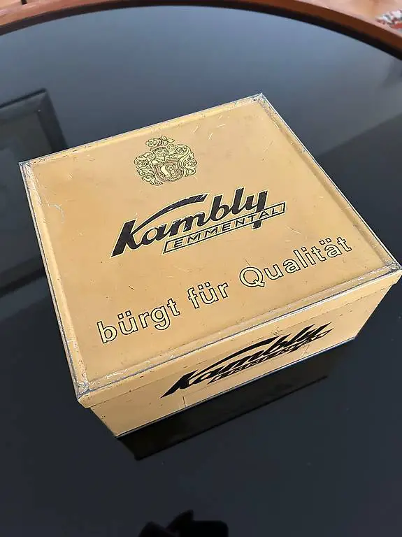 Alte Blechdose von Kambly