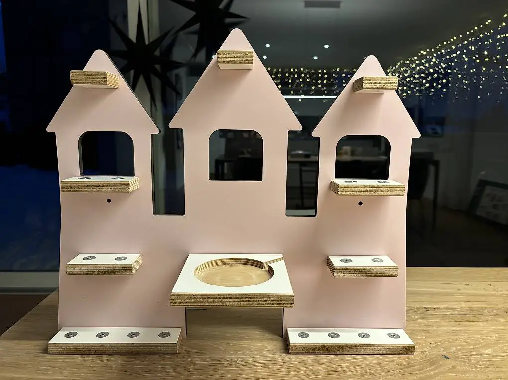 Aufbewahrungsregal Schloss für Tonie-Figuren