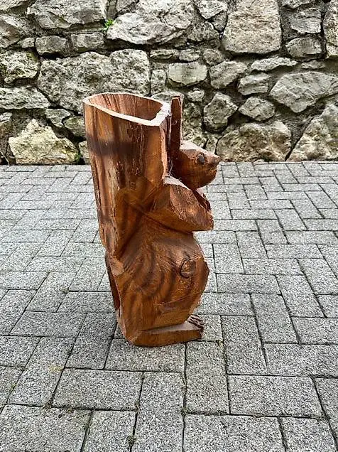 Holzschnitzerei Hase