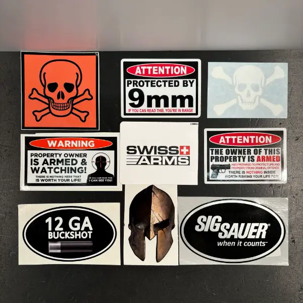 >xl set sticker aufkleber aus usa waffe militär sigsauer