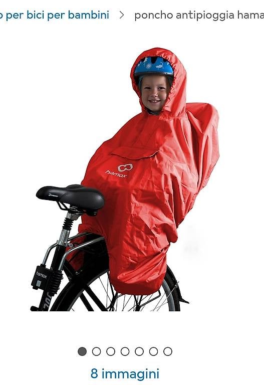 Poncho pioggia bici bambini