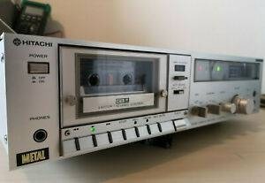 H I T A C H I - D-75 S silber Top Tape guter zustand. Kassetten