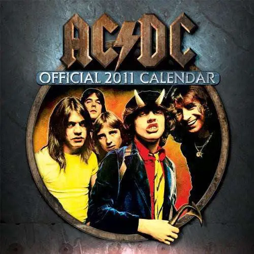 CALENDRIER : AC/DC : Official 2011 Calendar