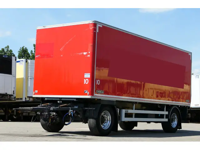 CHEREAU, CRD 2Koffer 38m³ LBW Scheibenbremsen, Kunststoffkoffer