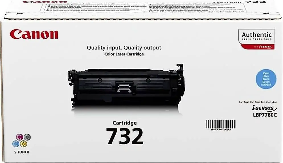 canon lbp-5480/i-sensys lbp-7780 cyan toner, 6262b002 / 732
