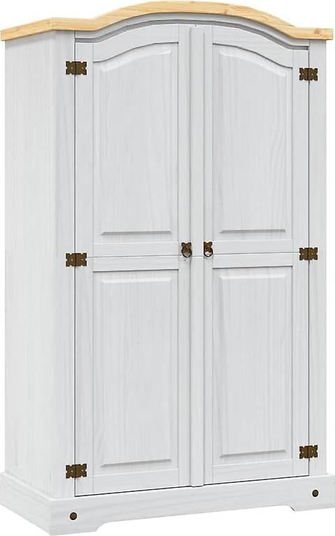 vidaXL Kiefer Kleiderschrank Mexiko-Stil Corona 2 Türen Gard