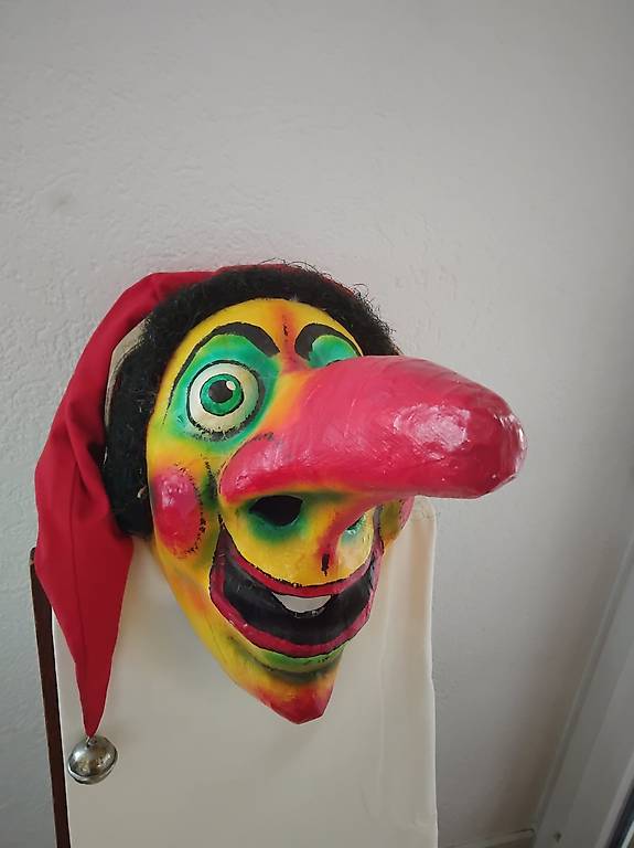 Fasnachtslarve / Faschingsmaske Kasper