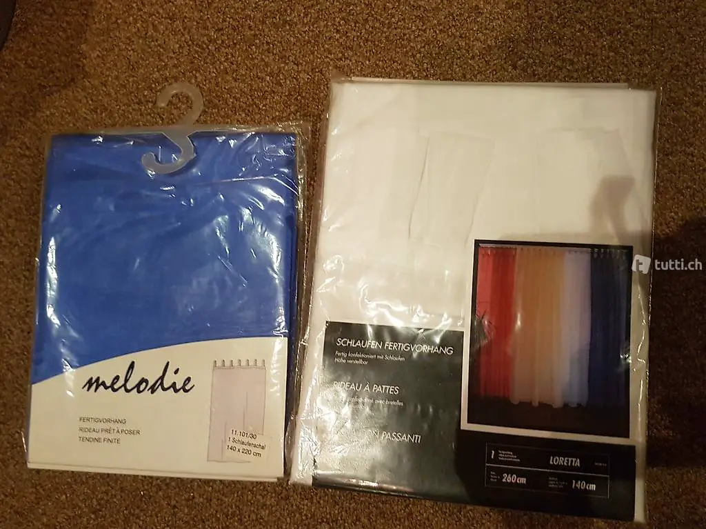 Schlaufen Fertigvorhang