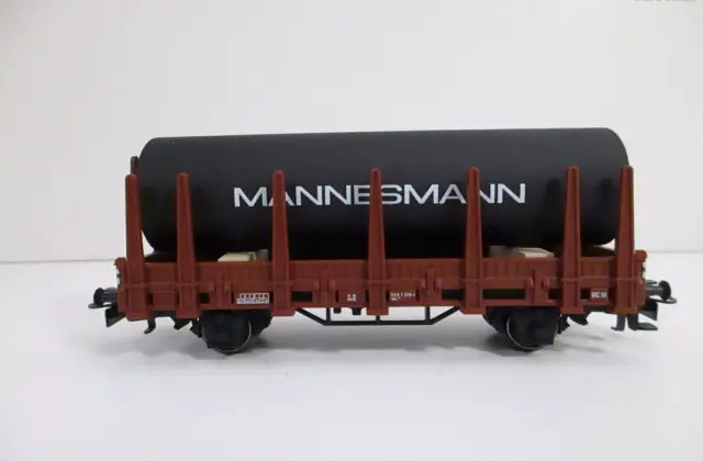 Märklin H0 00750-01 DB Rungenwagen mit MANNESMANN Rohr
