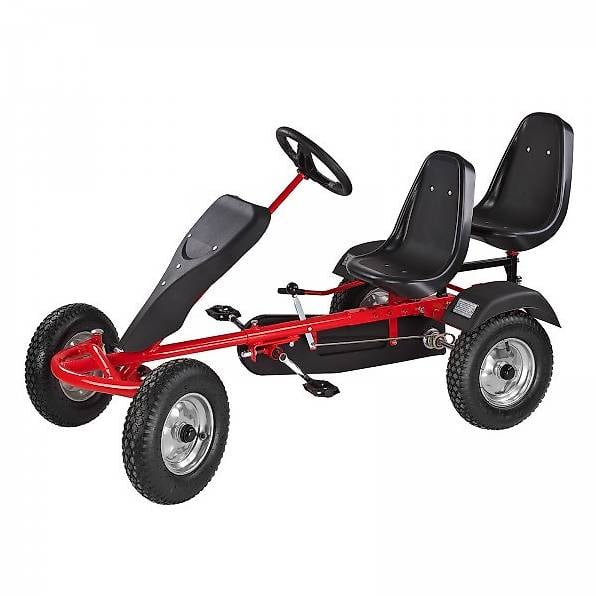  Gokart / Tretkart XL Blau/Schwarz