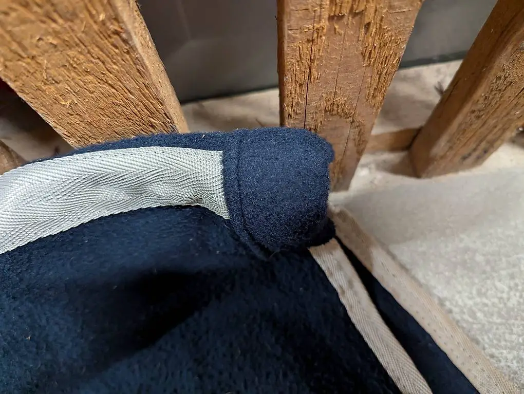 Abschwitzdecke Dunkelblau