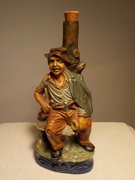 Alte Weinflasche Riprod vietata