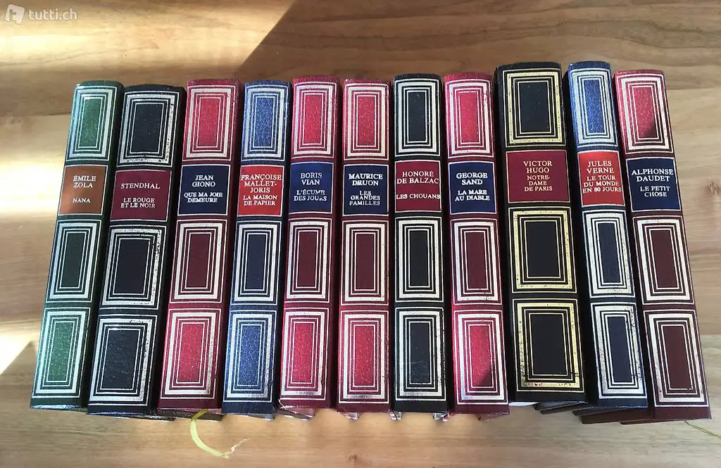 livres reliés de la littérature classique française 11