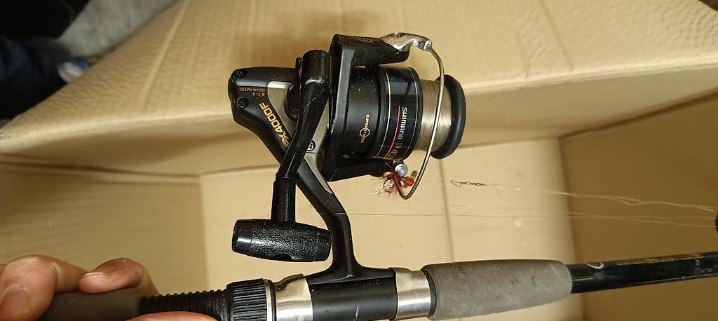 Angelrute, inkl. Spule