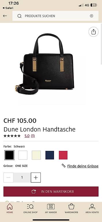 Dune London Tasche