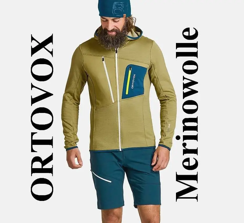 2XL NEU 229 Fr. Ortovox Wanderjacke Merino-Wolle Winterjacke