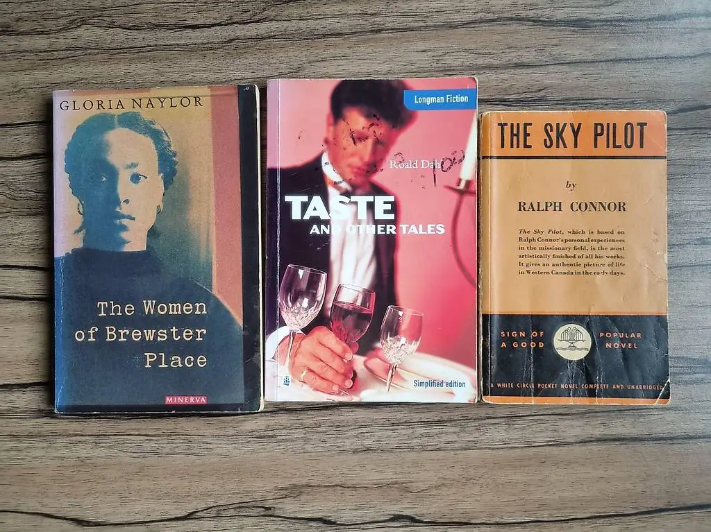 englische Schullektüre zu verschenken