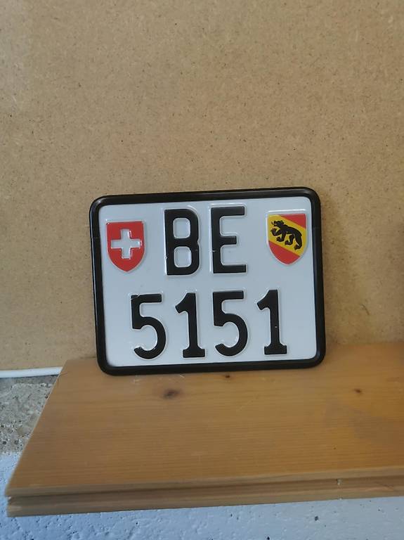 Kontrollschild BE5151
