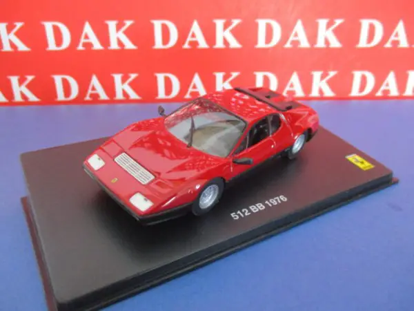 NEU: Ferrari 512 BB 1976-1981 rot / schwarz 1:43