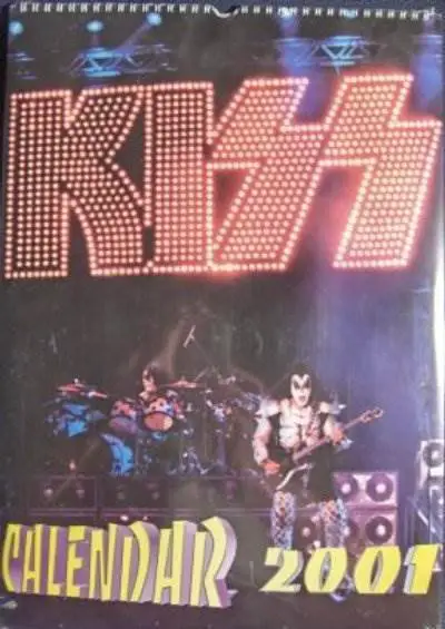 Calendrier : KISS CALENDAR 2001