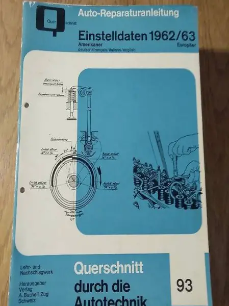 Autoreparaturanleitung 1962/63