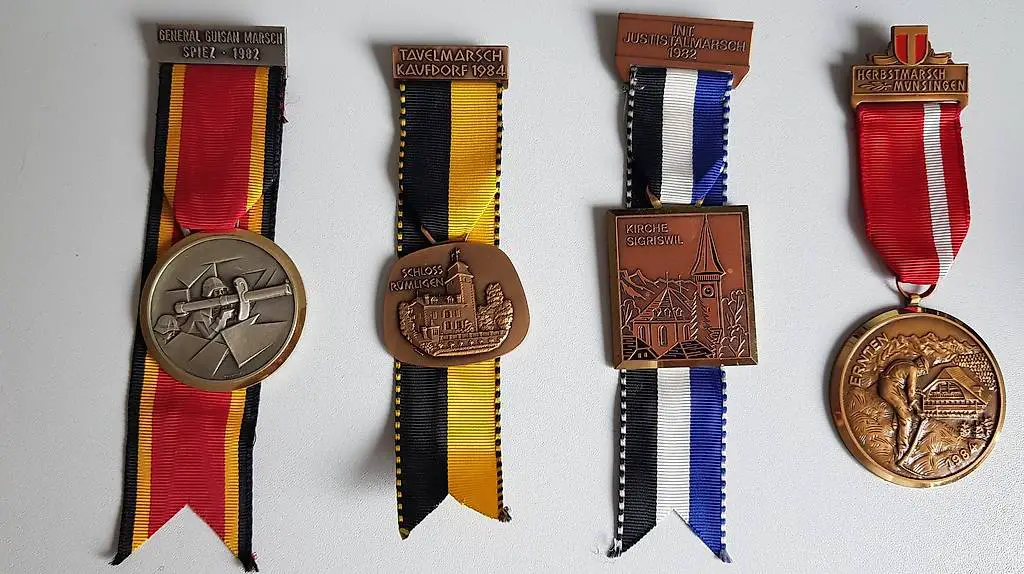 Medaillen Volksmarsch Gedenkmarsch