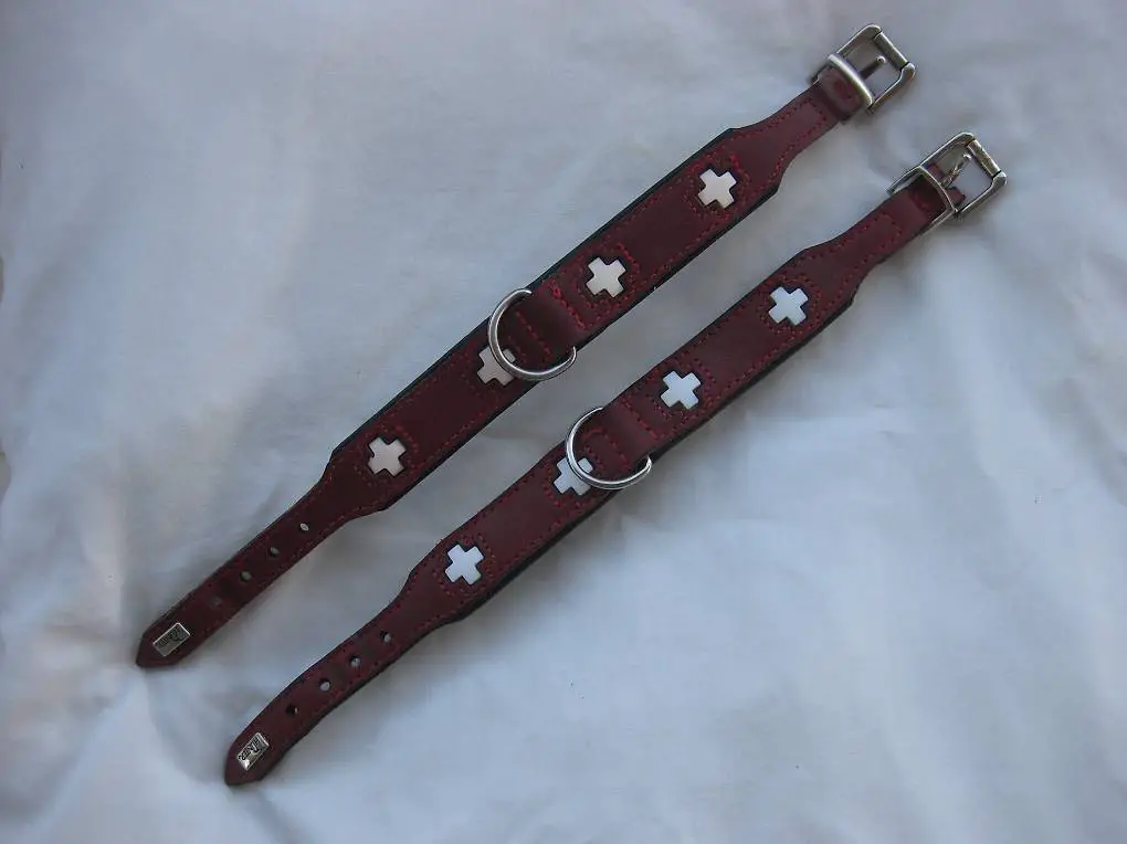 2 x Hunter Halsband Swiss Gr. XS guter gebrauchter Zustand