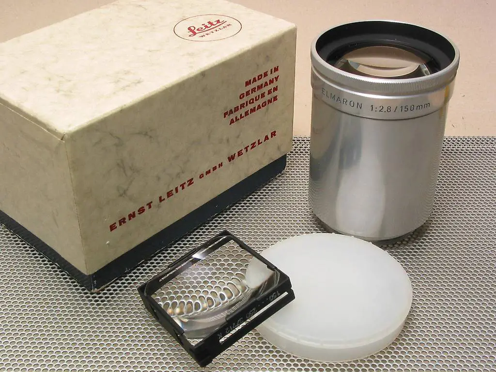 LEITZ Elmaron 2.8 150mm + Karton + Kondensor Pradovit Color
