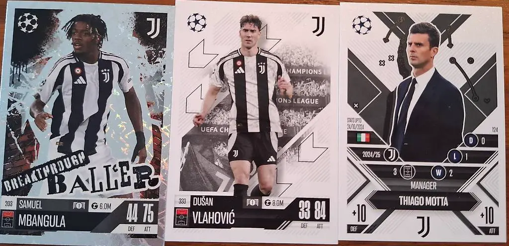 Juventus Fussballkarte