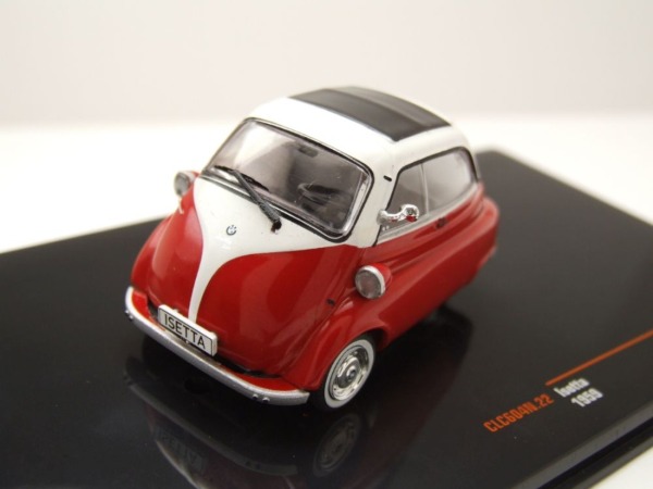 NEU: BMW Isetta 1955-1962 rot / weiss 1:43 von IXO