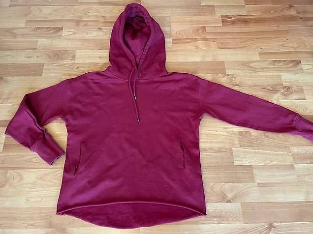 Kapuzenpullover, dunkelrot, Grösse S