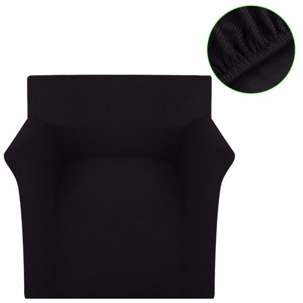  Sofahusse Stretchhusse Sofabezug Braun Polyester Rippstric..