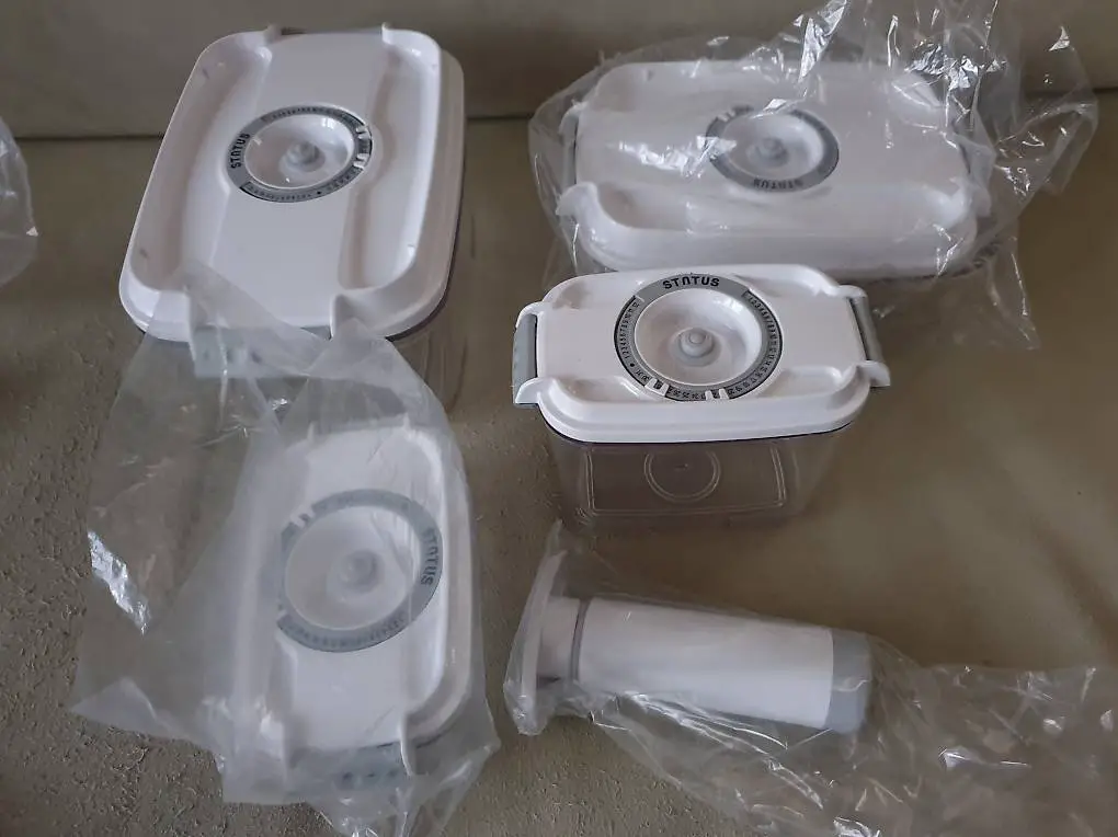 Vakuumbehälter-set, Status