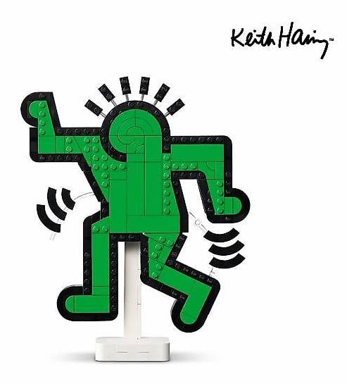 Lego 31216 Keith Haring Tanzende grüne Figur