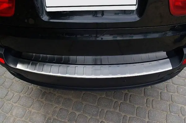  Edelstahl Ladekantenschutz mit Abkantung für BMW X5 E70