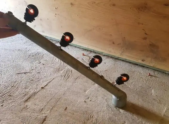 Elektro-/Weidezaun Rohrstütze zum Aufsetzen auf Pfosten für Isolatoren